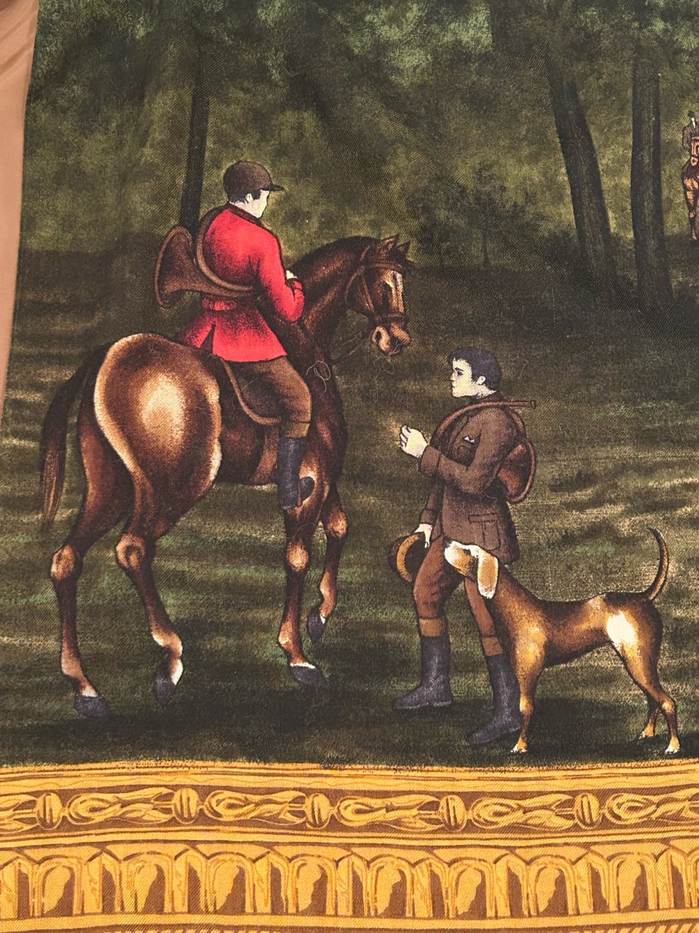 Ralph Lauren Equestrian Print Wrap Skirt - Picture 10 of 12